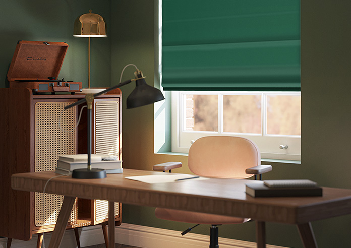 Ascot, Lush Green - Twist&Fit Roman Blind - Image 5